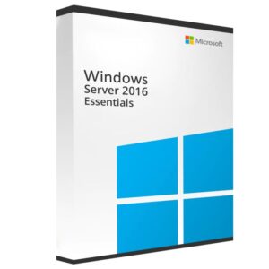 Windows Server 2016 Essentials interface displaying network management features.
