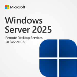 Windows Server 2025 RDS 50 Device CAL license – Remote Desktop Services for 50 devices